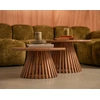 Image de Kerala - Lot De 2 Tables Basses Gigognes - Bois Massif De Manguier - Bois