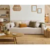 Image de Topaze - canapé 3 places - convertible avec coffre - en tissu - Beige