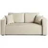 Image de Topaze - canapé droit 2 places - en tissu - best mobilier - beige TOPAZE