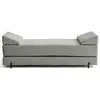 Image de Brescia - banquette 3 places convertible en tissu velours relief - best mobilier - gris BRESCIA