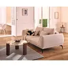 Image de Arica - canapé droit 2 places en tissu texturé - Beige