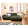 Image de Matera - Canapé D'angle Droit 4 Places Avec Têtières Réglables En Tissu Texturé - Vert