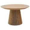 Image de Freya - table à manger ronde extensible - effet bois - 4 à 8 personnes - lisa design - bois FREYA