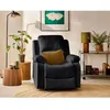 Image de Armand - fauteuil relax électrique en simili - Noir