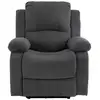 Image de Armand - fauteuil relax électrique en velours côtelé - best mobilier - gris ARMAND