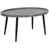 Image de Helsinki - Table Basse - Effet Marbre - 80 Cm - Gris