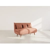 Image de Lumi - Banquette Convertible Clic-clac 2 Places En Velours Côtelé - Terracotta