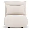 Image de Candice - banquette 1 place convertible clic-clac en velours côtelé - best mobilier - beige CANDICE