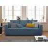 Image de Regala - Canapé 3 Places - Convertible Avec Coffre - En Tissu - Bleu Ardoise