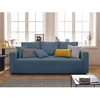 Image de Regala - canapé 3 places - convertible avec coffre - en tissu - Bleu Ardoise