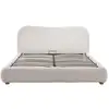 Image de Hugo - lit coffre - 160x200 cm - en tissu bouclette - best mobilier - beige HUGO