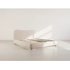 Image de Hugo - Lit Coffre - 160x200 Cm - En Velours Texturé - Beige