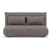 Image de Candice - banquette 2 places convertible clic-clac en velours côtelé - best mobilier - gris clair CANDICE