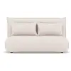 Image de Candice - banquette 2 places convertible clic-clac en velours côtelé - best mobilier - beige CANDICE