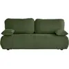 Image de Harper - canapé 3 places convertible avec coffre en tissu texturé - best mobilier - vert HARPER