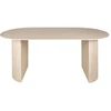 Image de Maeva - Table À Manger - Bois Effet Travertin - 6 Personnes - Beige