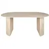 Image de Maeva - table à manger - bois effet travertin - 6 personnes - lisa design - beige MAEVA