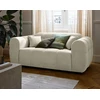 Image de Ray - Canapé Droit 2 Places En Tissu Texturé - Beige
