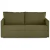 Image de Ottawa - canapé 3 places convertible express couchage quotidien 140 cm matelas 12 cm en velours côtelé - best mobilier - vert OTTAWA