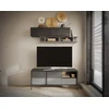 Image de Jules - Meuble Tv - 2 Portes Et 1 Tiroir - 156 Cm - Gris