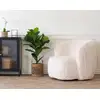Image de Maeto - Fauteuil - En Fausse Fourrure - Ecru