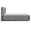 Image de Darling - lit coffre - 140x200 cm - sommier inclus - en velours - best mobilier - gris DARLING