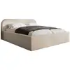Image de Orane - lit coffre - 160x200 cm - en tissu bouclette - best mobilier - beige ORANE