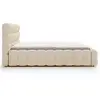Image de Darling - lit coffre - 180x200 cm - sommier inclus - en velours - best mobilier - beige DARLING