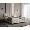 Image de Paulito - Lit Coffre - 160x200 Cm - Sommier Inclus - En Velours - Beige