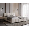 Image de Paulito - Lit Coffre - 160x200 Cm - Sommier Inclus - En Tissu Bouclette - Beige