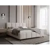 Image de Paulito - lit coffre - 160x200 cm - sommier inclus - en tissu bouclette - Beige