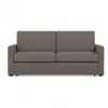 Image de Julia - canapé 3 places convertible express couchage quotidien 140 cm matelas 18 cm en tissu - best mobilier - gris JULIA