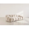 Image de Ava - Canapé 3 Places En Velours Texturé - Beige