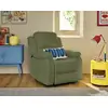 Image de Armand - Fauteuil Relax Électrique En Velours Côtelé - Vert