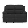 Image de Armand - canapé 2 places relax électrique en simili - best mobilier - noir ARMAND