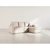 Image de Cyrus - Canapé dangle réversible 4 places - convertible avec coffre - en simili - Beige