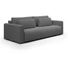 Image de Canapé 3 places Petits-meubles - Evy - 238 x 105 x 82cm - Gris