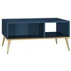 Image de Table basse Petits-meubles - Thalia - 90 x 60 x 42cm - Bleu