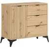 Image de Buffet 1 porte 3 tiroirs Petits-meubles - Mao - 90 x 41 x 83cm - Bois