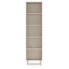 Image de Bibliothèque Petits-meubles - Alycia - 50 x 40 x 190cm - Beige - Effet bois