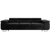 Image de Canapé convertible Petits-meubles - Lyam - 275 x 100 x 69cm - Noir