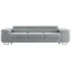 Image de Canapé convertible Petits-meubles - Lyam - 275 x 100 x 69cm - Gris clair