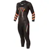 Image de Combinaison en néoprène Mako OWP noir orange femme - S