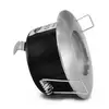 Image de Support De Spot Encastrable Noir/chrome Etanche Ip65 Ik08 Ø83mm - Perçage Ø70mm