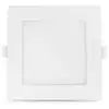 Image de Dalle Led Encastrable Blanc 10w (100w) 700lm 160° Ip44 145mmx145mm - Blanc Chaud 3000k