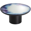 Image de PETITE FRITURE table basse FRANCIS LARGE (Bleu / Viola con base nera - Aluminium avec peinture époxy)