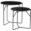 Image de Julia-set de 2 tables basses marbre noir