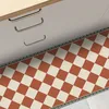 Image de Tapis antidérapant - Rétro - vinyle - int./ext. - Rouge - 50x120cm - 99DECO