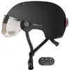 Image de Cosmo connected cosmo fusion casque intelligent vélo et trottinette avec visière unisex-adult, noir mat, taille unique