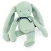 Image de Doudou Lapin - Méloé - Vert Sauge - 37 cm - Fabriqué en Bretagne